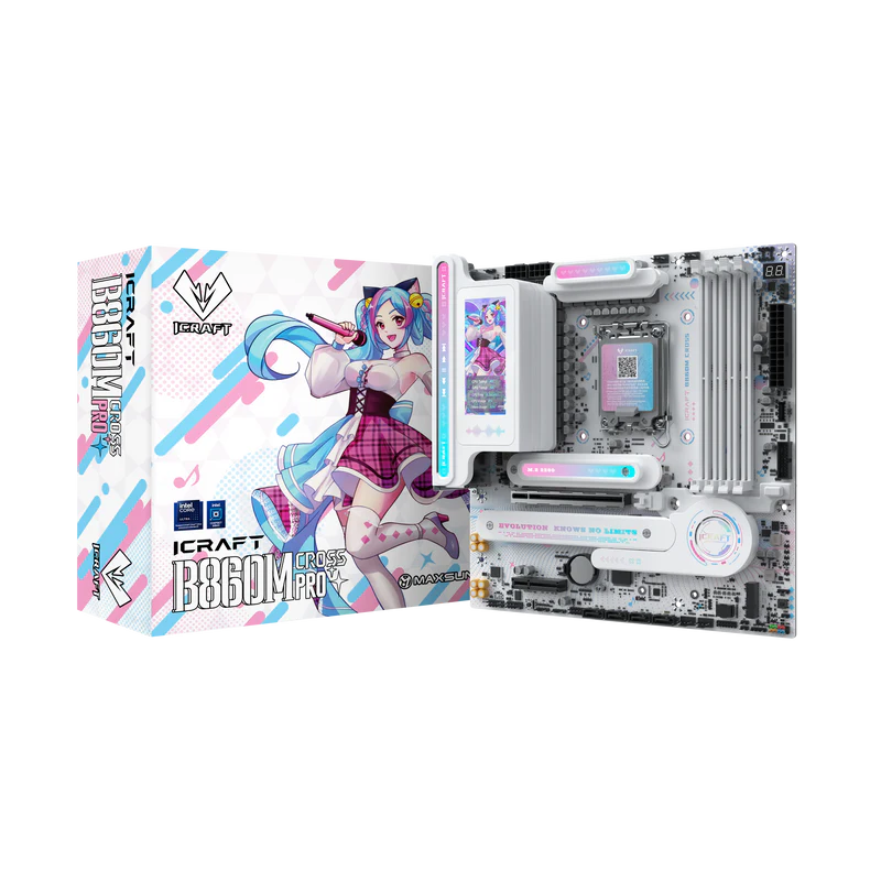 MS-iCraft B860M CROSS Pro – MAXSUN Gaming Motherboard | Destello Tech