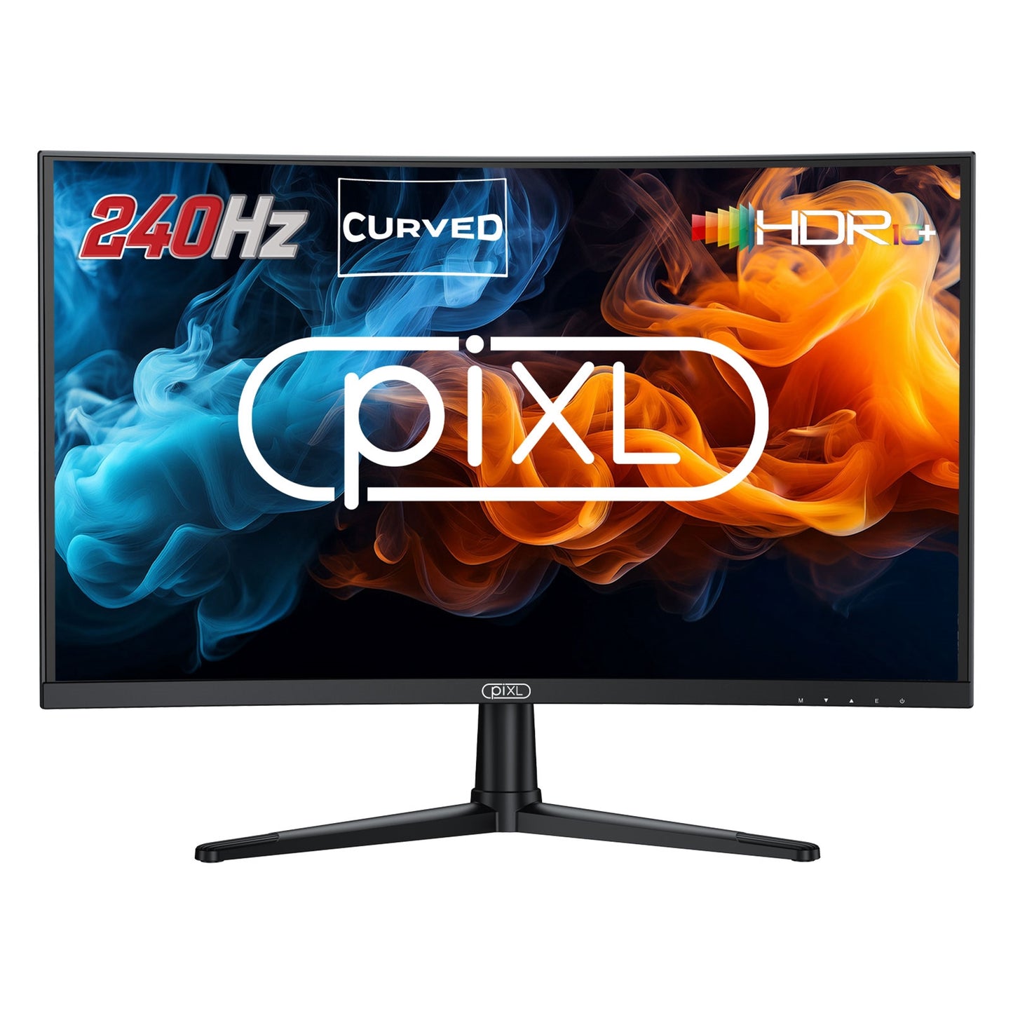 piXL PX27CC301B 27 Inch 240Hz HDR 10+ Full HD Curved Gaming Monitor with 1920 x 1080 Resolution, 1ms Response Time, HDR 10+, DisplayPort, HDMI & VESA Mount