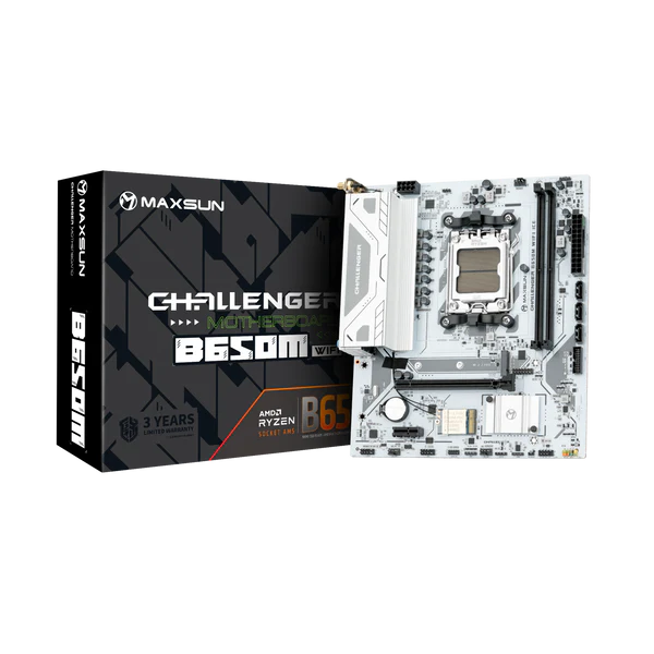 MS-Terminator B650M WIFI ICE – MAXSUN Gaming Motherboard | Destello Tech
