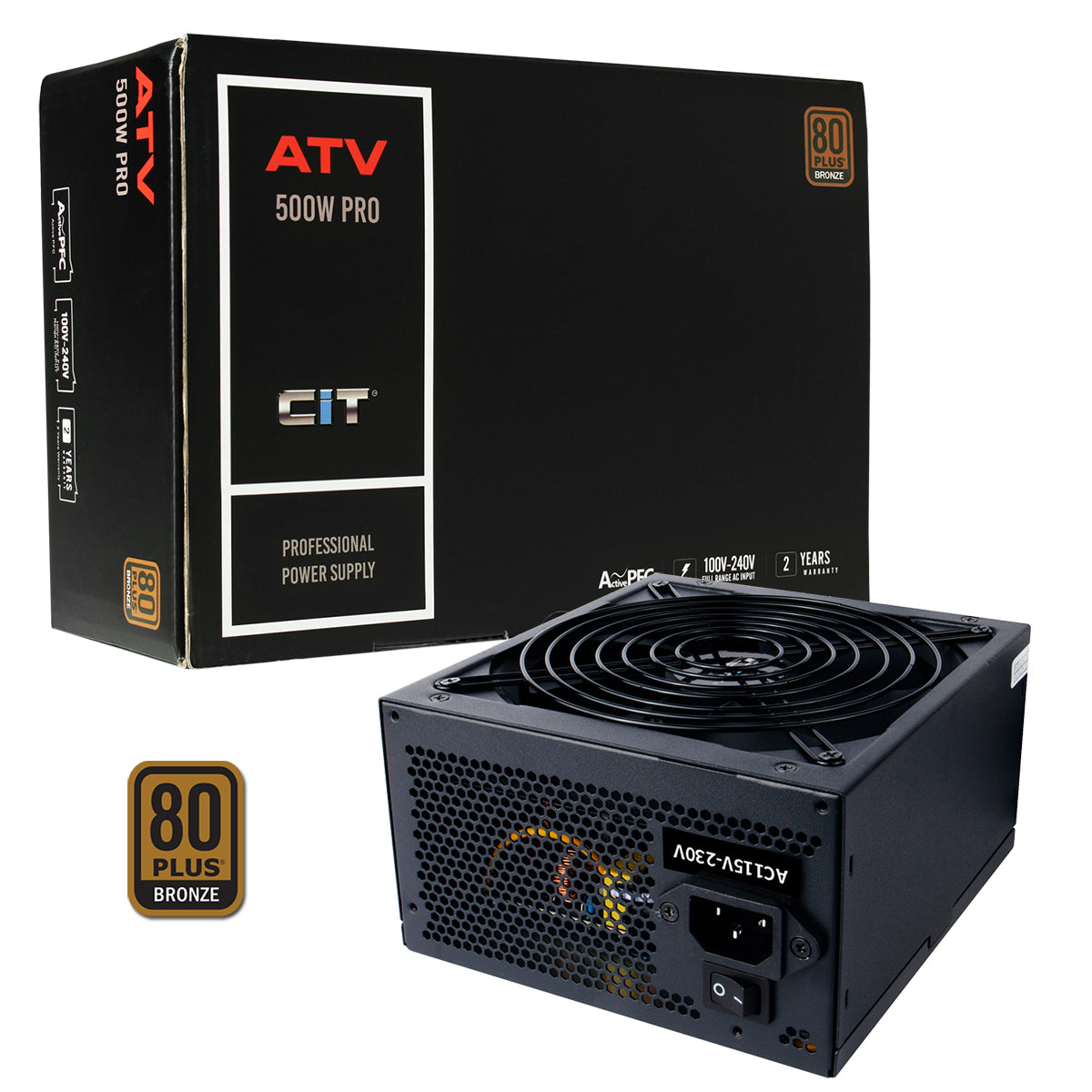 CiT ATV Pro 500W Power Supply - Bronze
