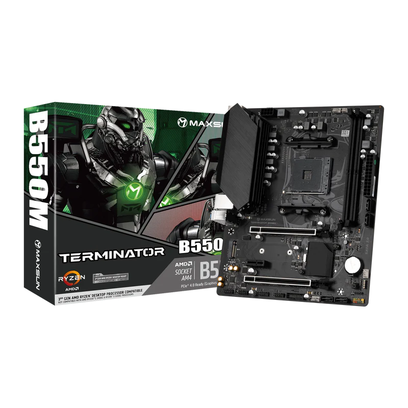 MS-Terminator B550M – MAXSUN Gaming Motherboard | Destello Tech