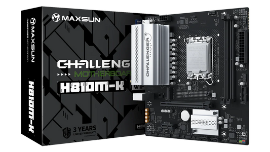 MAXSUN MS-Challenger H810M-K WIFI Motherboard - Destello