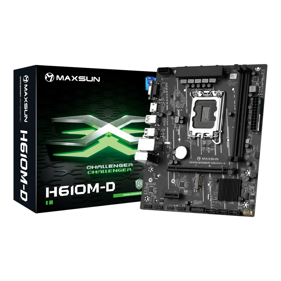 MAXSUN MS-Challenger H610M-D Motherboard - Destello