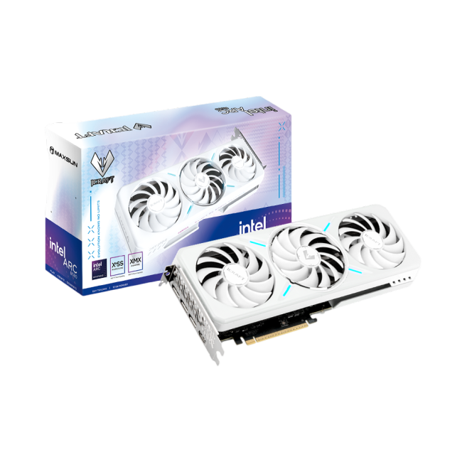 Maxsun Intel Arc B580 iCraft 12GB GDDR6 Graphics Card – Triple Fan, ARGB, PCIe 4.0