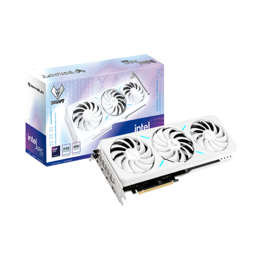 Maxsun Intel Arc B580 iCraft 12GB GDDR6 Graphics Card – Triple Fan, ARGB, PCIe 4.0