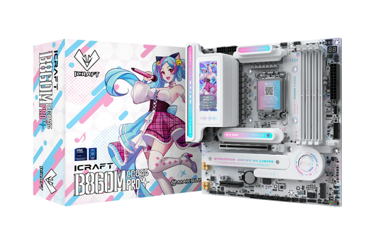 MAXSUN MS-iCraft B860M CROSS PRO Motherboard - Destello