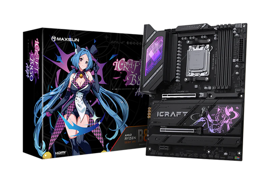 MAXSUN MS-iCraft B850 AIGA Motherboard - Destello