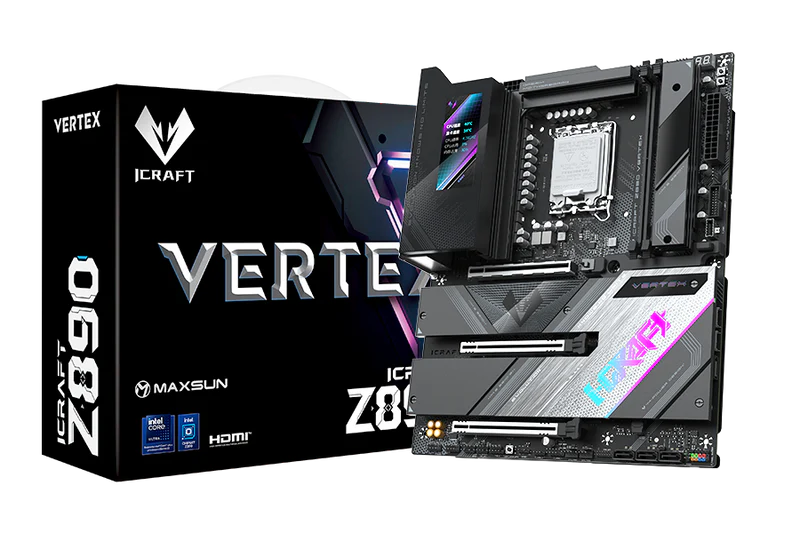 MAXSUN MS-iCraft Z890 VERTEX Motherboard - Destello