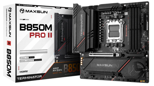 MAXSUN MS-Terminator B850M PRO II WIFI7 Motherboard - Destello