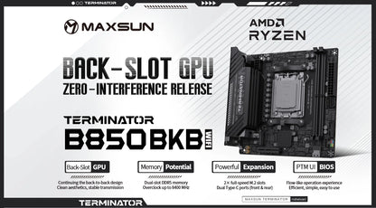 MAXSUN MS-Terminator B850BKB WIFI Motherboard - Destello