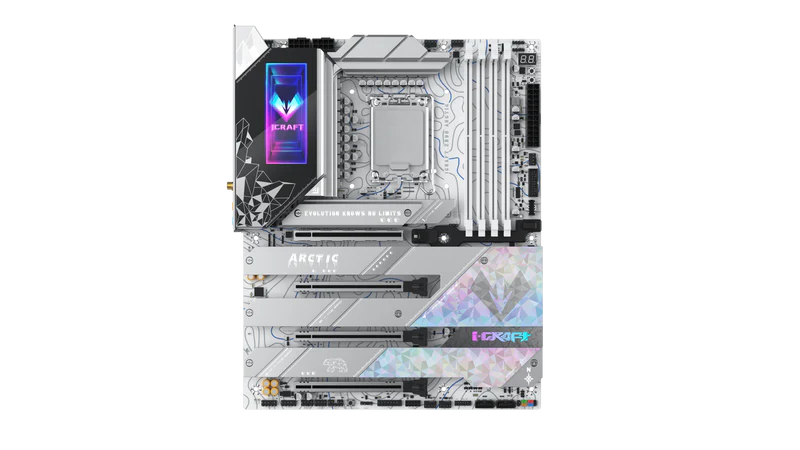 MAXSUN MS-iCraft Z890 ARCTIC Motherboard - Destello