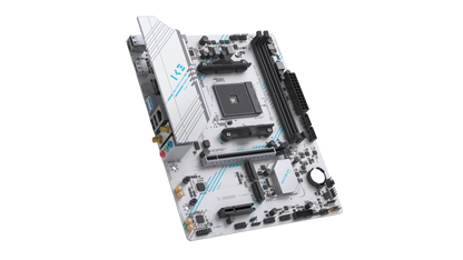 Maxsun B550M Gaming WiFi ICE Motherboard Angle View