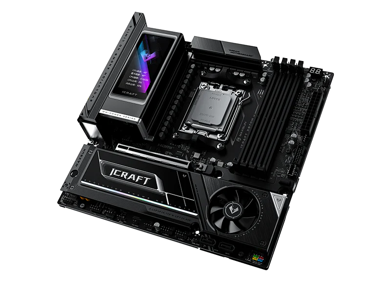 MAXSUN MS-iCraft X870M Motherboard - Destello