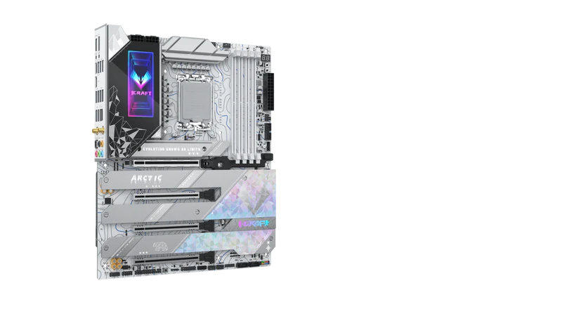 MAXSUN MS-iCraft Z890 ARCTIC Motherboard - Destello