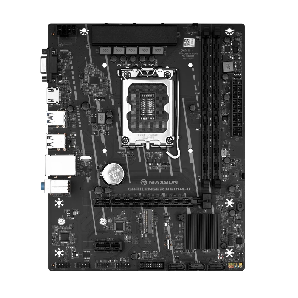 MAXSUN MS-Challenger H610M-D Motherboard - Destello