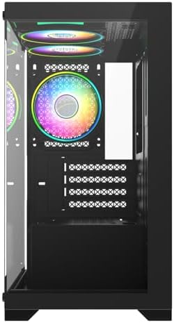 CiT Range Black ATX Mid Tower PC Gaming Case