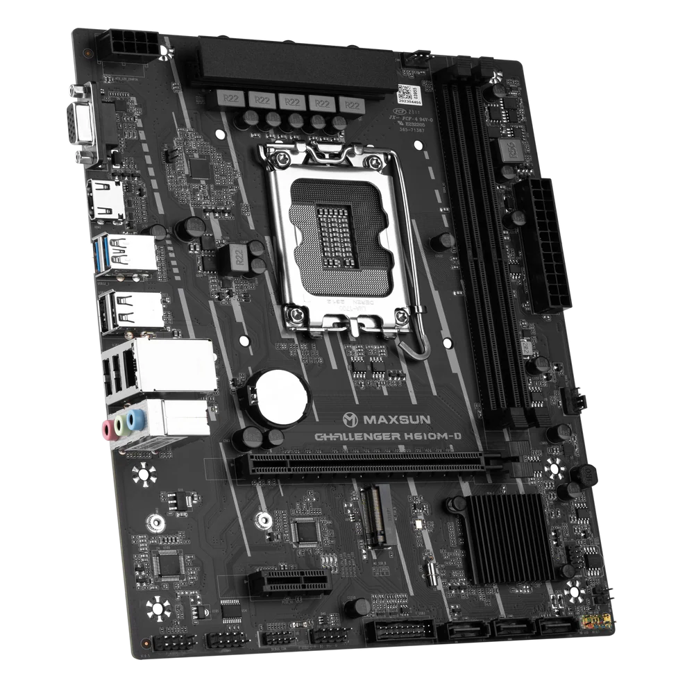 MAXSUN MS-Challenger H610M-D Motherboard - Destello