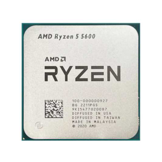 AMD Ryzen 5 5600 R5 5600 3.5 GHz 6-Core 12-Thread CPU 7NM L3=32M 100-000000927 Socket AM4 (New, No Cooler)