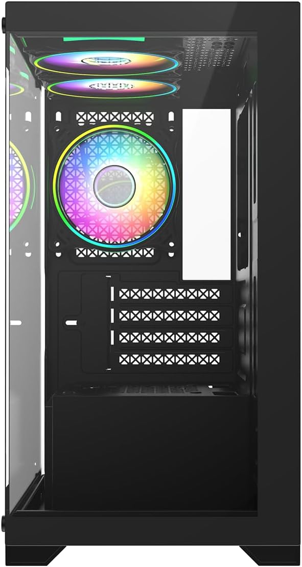 CiT Range Black ATX Mid Tower PC Gaming Case