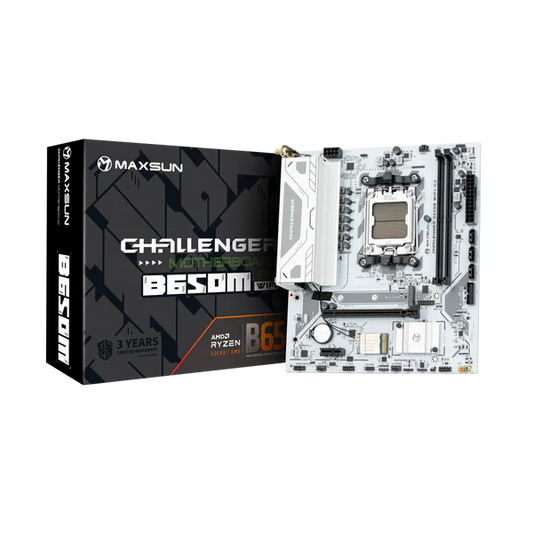 MS-Terminator B650M WIFI ICE – MAXSUN Gaming Motherboard | Destello Tech