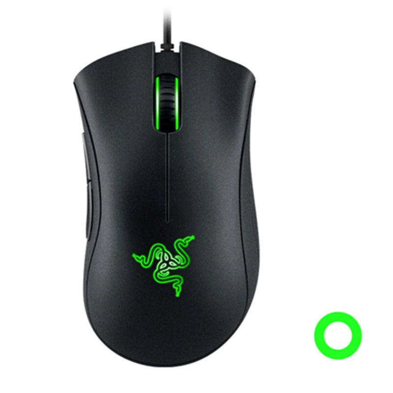 Original Razer DeathAdder Essential Wired Gaming Mouse Mice 6400 DPI Optical Sensor 5 Independently Buttons For Laptop PC Gamer