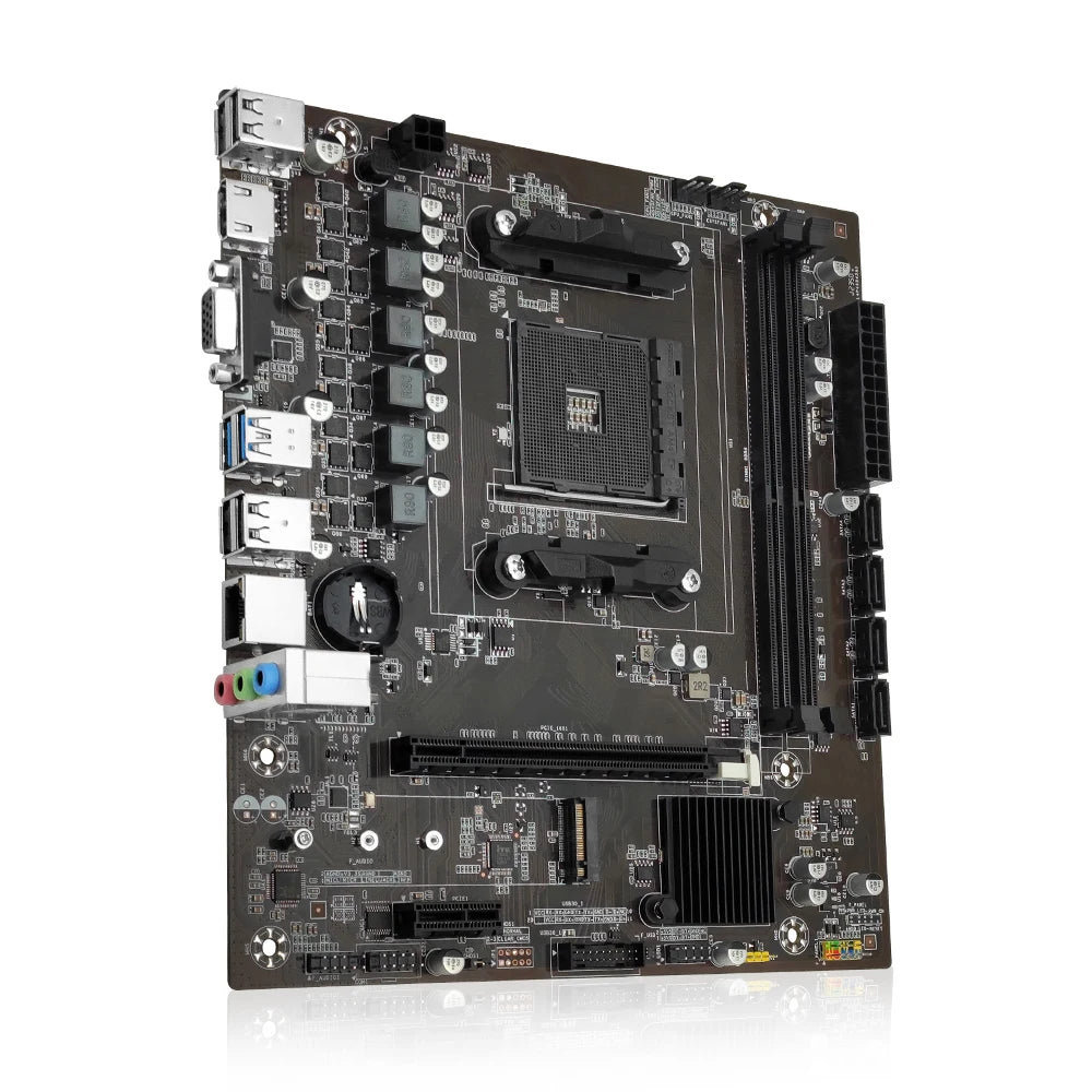 MACHINIST B450 Motherboard AM4 Slot, Supports AMD Ryzen 1st-5th Generation CPUs, HDMI VGA, DDR4 Dual-Channel Memory, NVME M.2