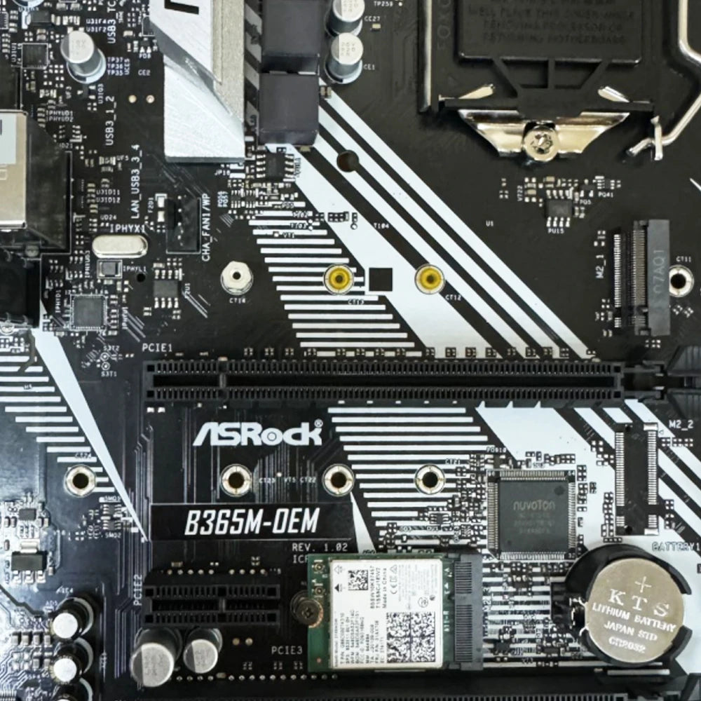 ASRock B365M Micro ATX Motherboard - LGA 1151, Intel B365 Chipset, DDR4 2666MHz, Supports 9th/8th Gen Intel Core, PCIe 3.0, USB 3.1