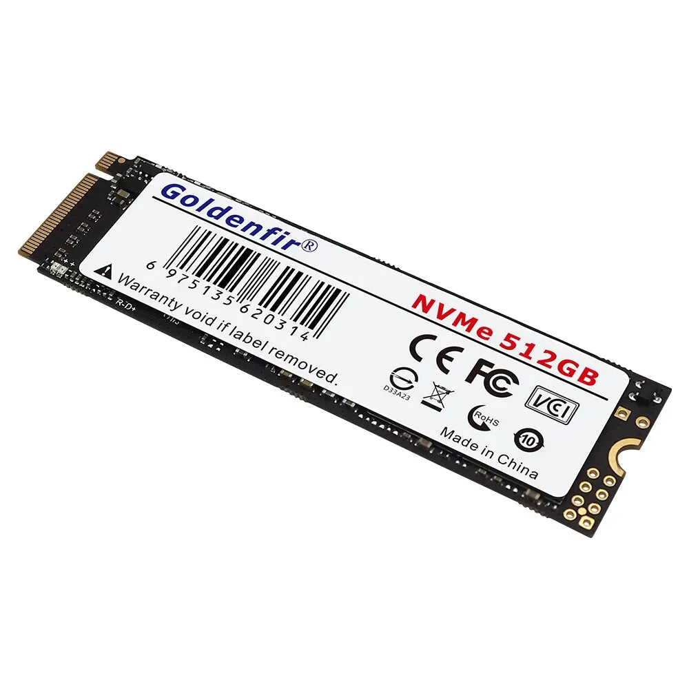 Goldenfir SSD NVMe 3.0 256GB M.2 PCIe 128GB 512GB 1TB Solid State Drive 2280 Internal Hard Drive for Laptop Desktop TLC/QLC