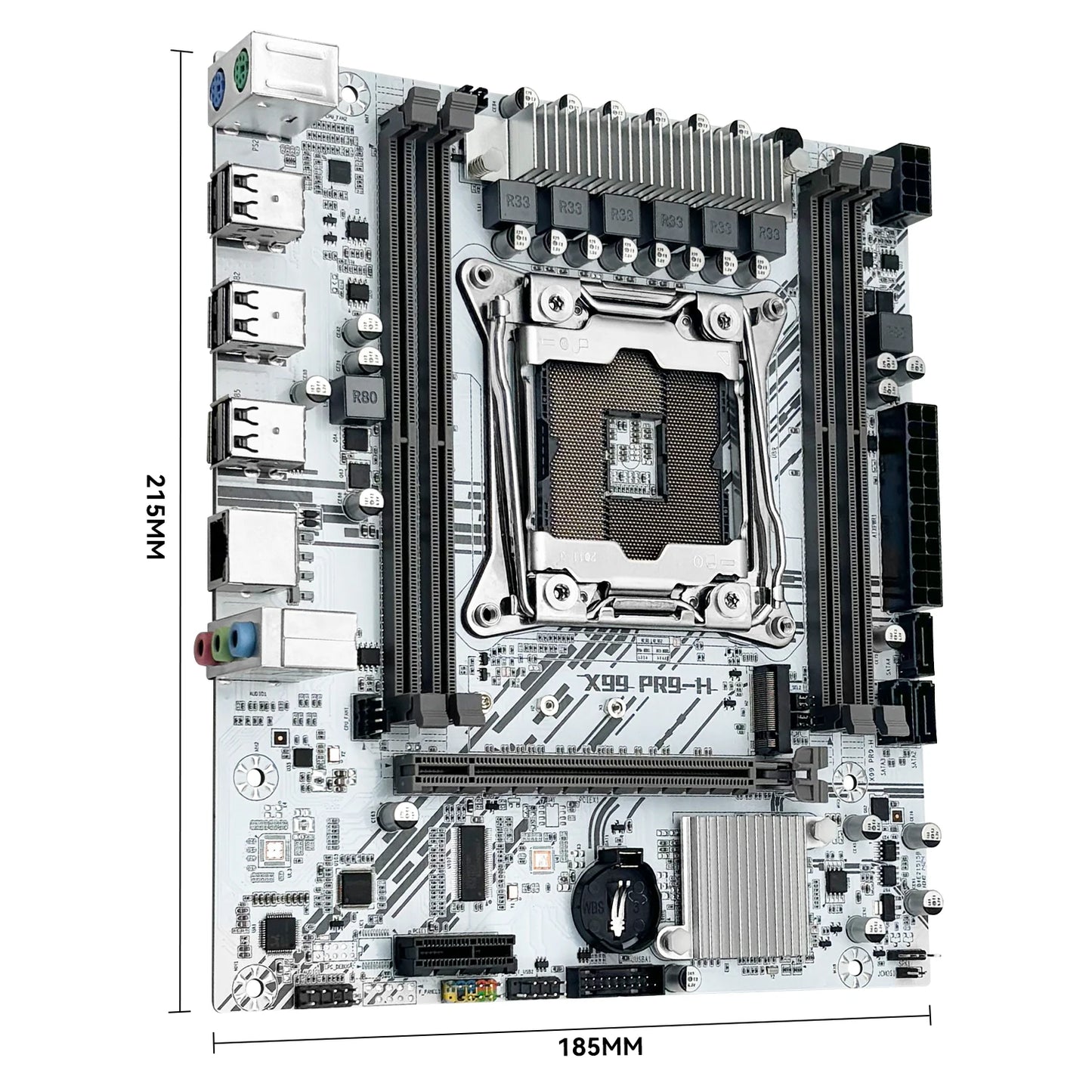 MACHINIST X99 Motherboard kit Intel Xeon E5 2650 V4 LGA 2011-3 CPU Set DDR4 8GB*2pcs support NVME m.2 White X99 PR9-H