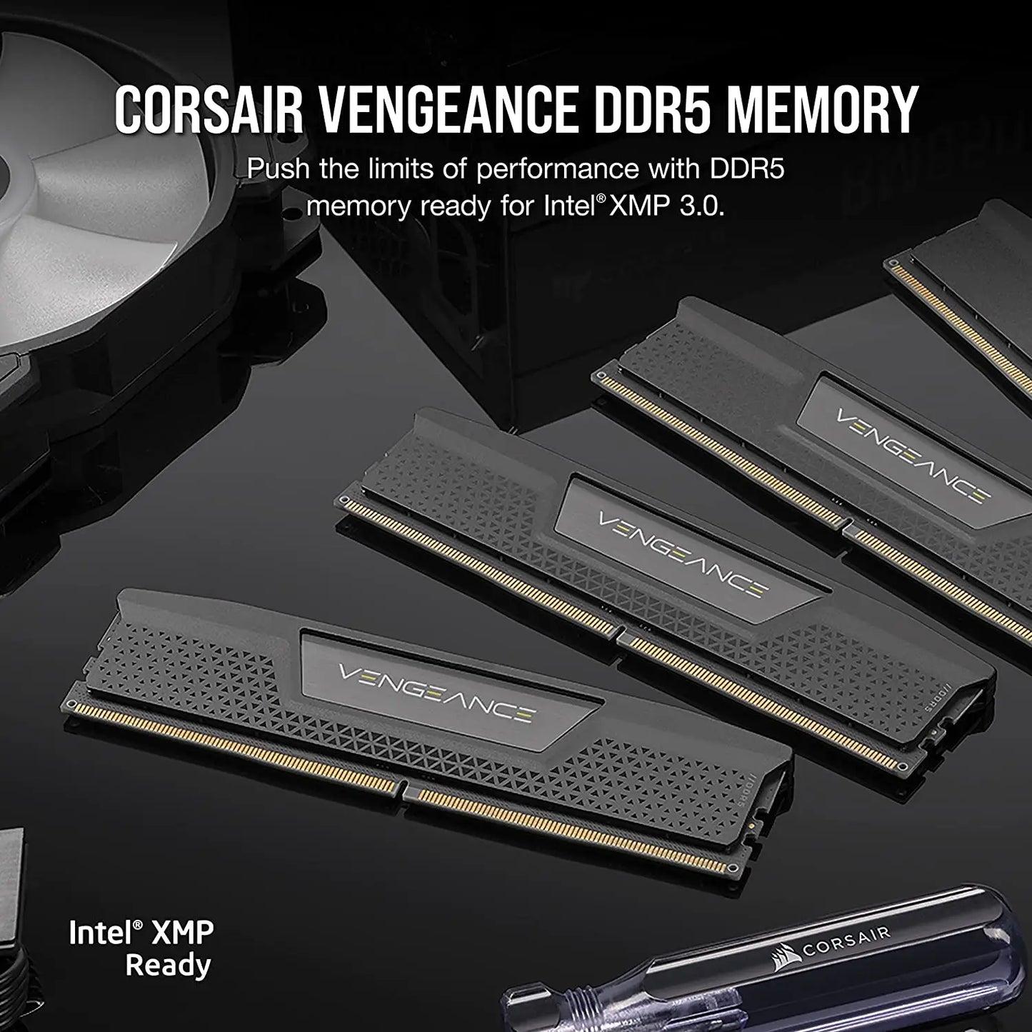 CORSAIR VENGEANCE DDR5 RAM 16GB, 5600MHz 6000MHz 6400MHz, Intel XMP, iCUE Compatible, Computer Memory - Black