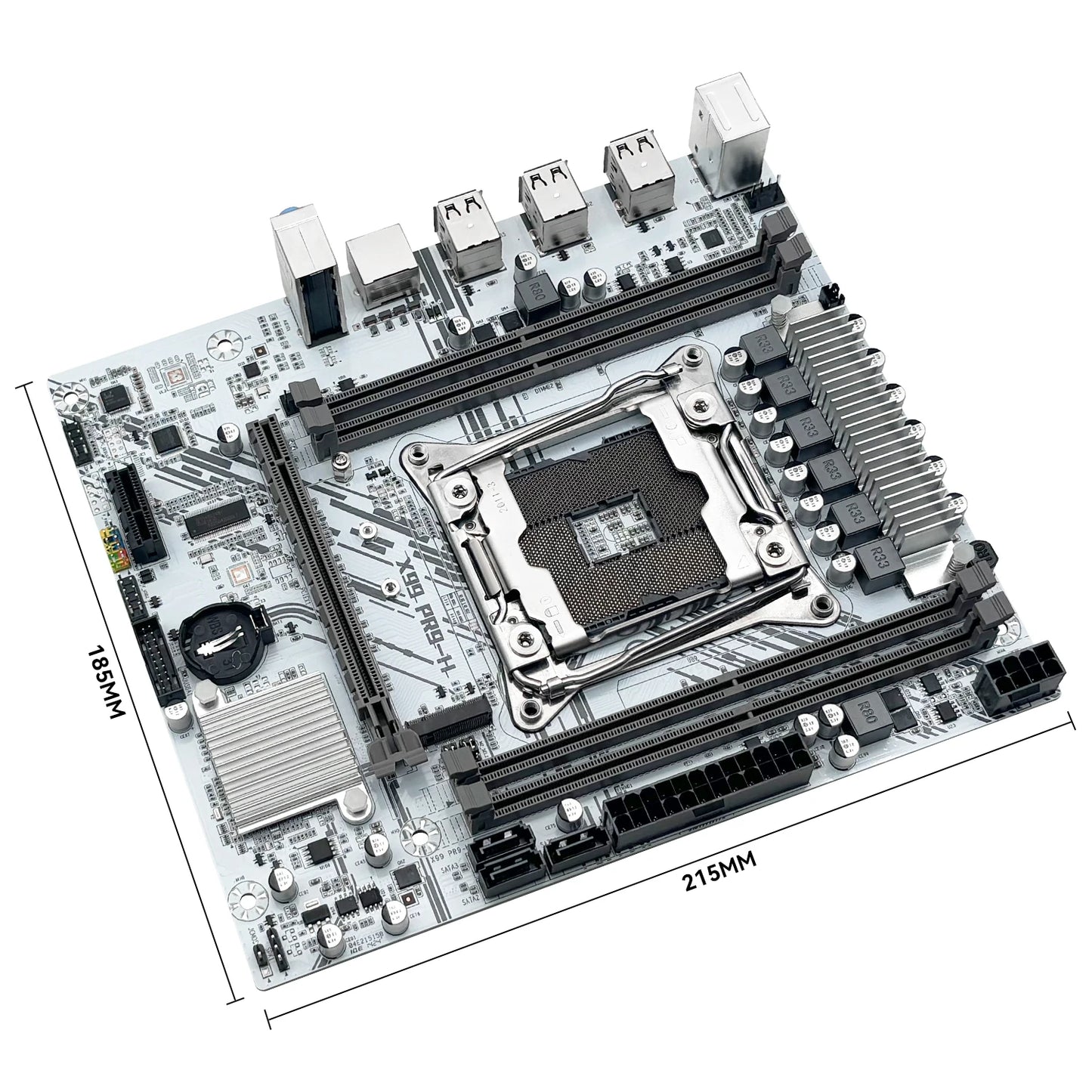 MACHINIST X99 Motherboard kit Intel Xeon E5 2650 V4 LGA 2011-3 CPU Set DDR4 8GB*2pcs support NVME m.2 White X99 PR9-H