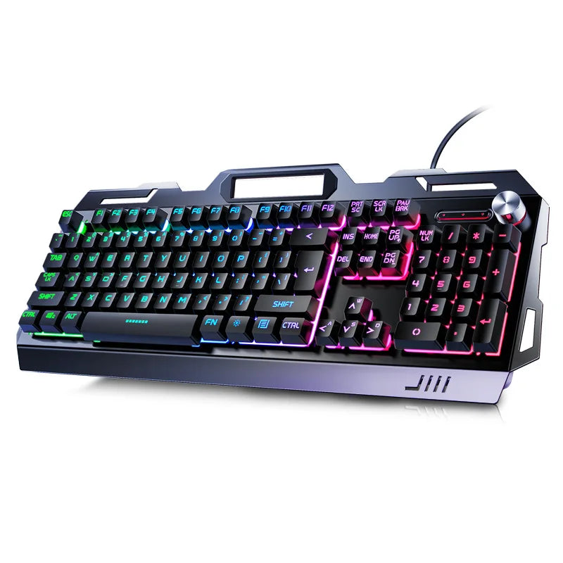 USB RGB Backlit Gaming Keyboard and Mouse Headphone Set, 3-in-1 Wired Gamer Kit for PC and Laptop