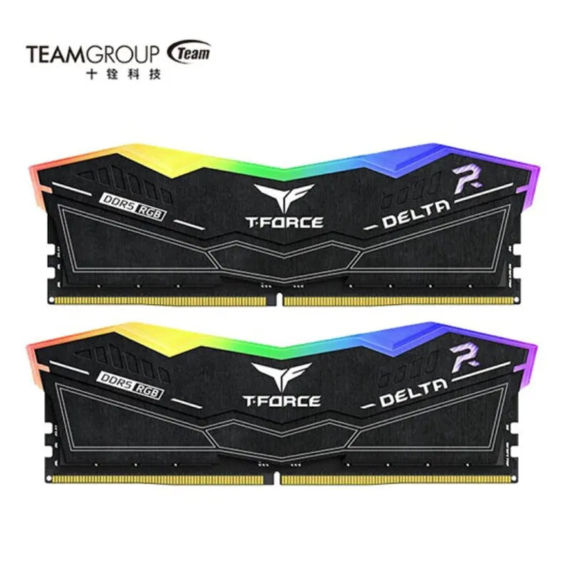 TEAMGROUP T-Force Delta RGB DDR5 RAM 32GB (2x16GB) 6000MHz PC5-48000 CL30 Desktop Memory Module for 600/700 Series Chipset