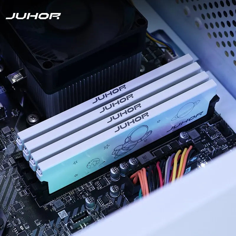 JUHOR DDR4 8GB 16GB 3200MHz 3600MHz 16GBx2 8GBx2 DIMM XMP 2.0 Desktop Gaming Memory RAM