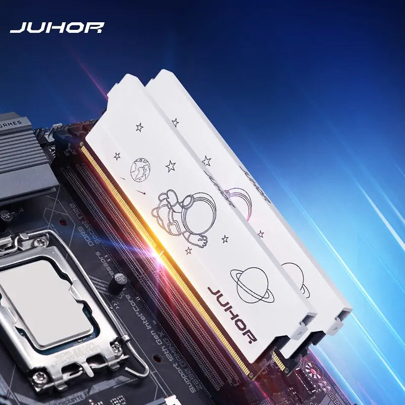 JUHOR DDR4 8GB 16GB 3200MHz 3600MHz 16GBx2 8GBx2 DIMM XMP 2.0 Desktop Gaming Memory RAM