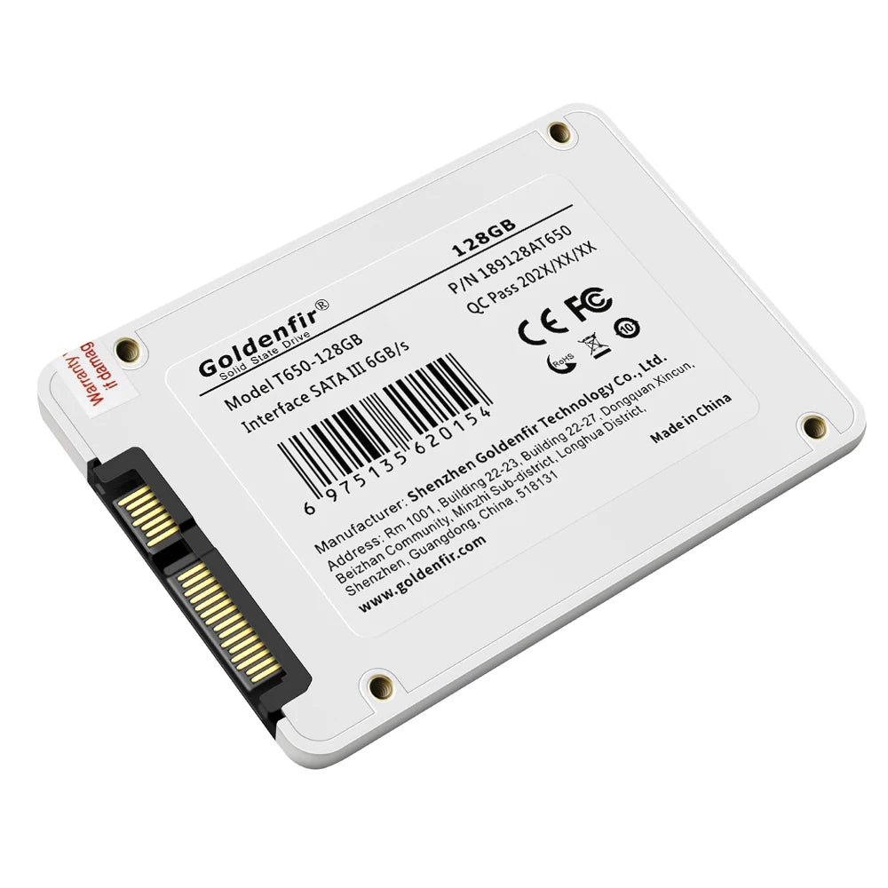 Goldenfir SSD 120GB 250GB 500GB 960GB 2.5" Internal Solid State Drive