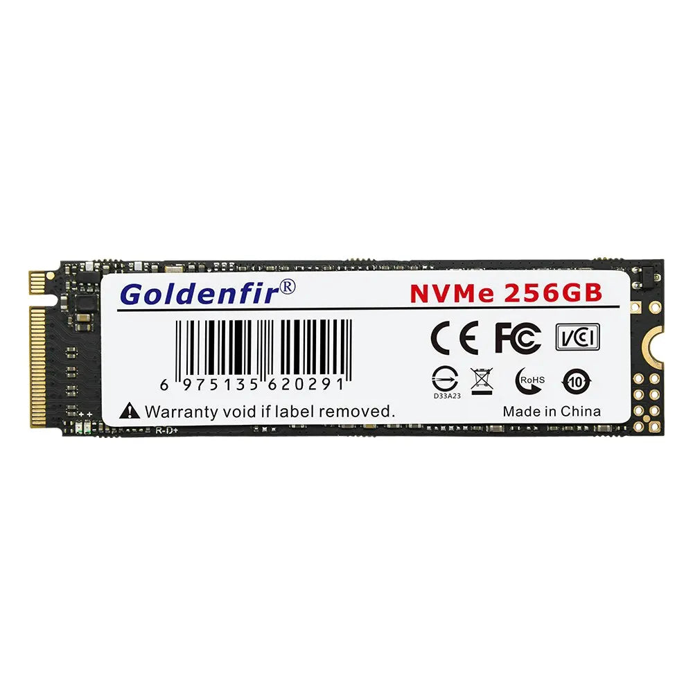 Goldenfir SSD NVMe 3.0 256GB M.2 PCIe 128GB 512GB 1TB Solid State Drive 2280 Internal Hard Drive for Laptop Desktop TLC/QLC