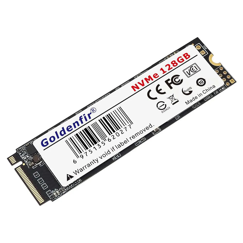 Goldenfir SSD NVMe 3.0 256GB M.2 PCIe 128GB 512GB 1TB Solid State Drive 2280 Internal Hard Drive for Laptop Desktop TLC/QLC