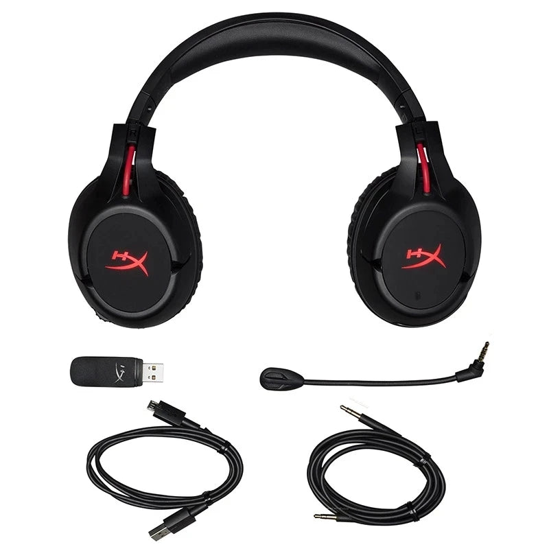 HyperX Cloud Flight Gaming Headset - Wireless Audio Connection, 3.5mm Support, Multifunction Headphones for PC, PS4, PS5, Xbox, Mobile