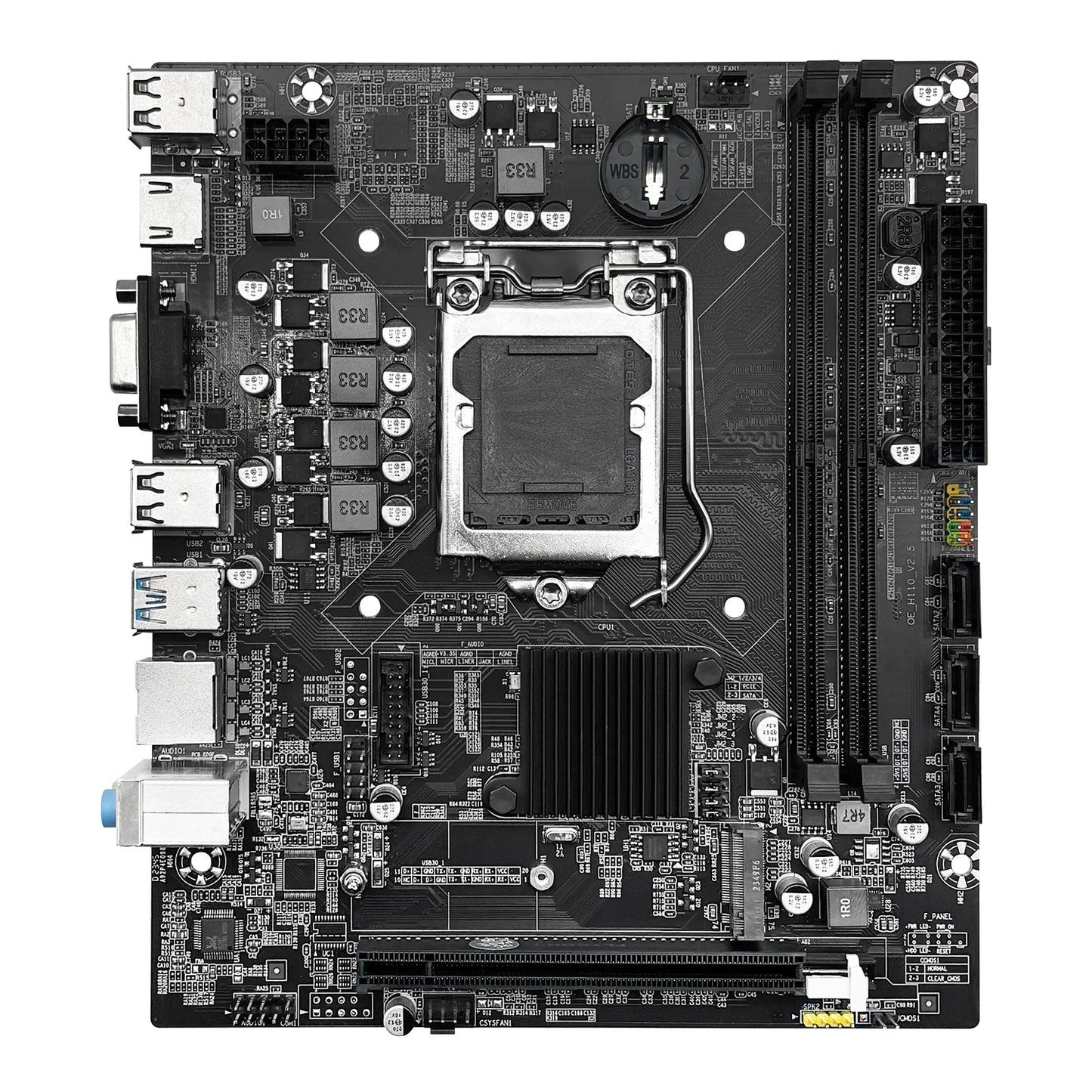 MACHINIST H110 Motherboard Supports LGA 1151 Intel Core CPU DDR3 RAM and M.2 NVME SSD VGA HDMI