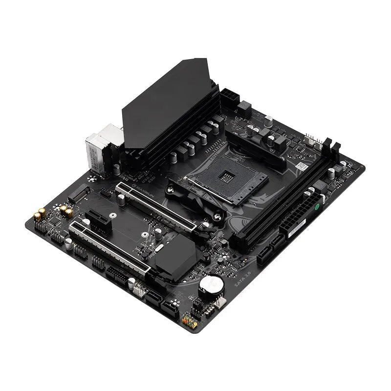 MAXSUN B550M AMD Gaming Motherboard | DDR4 | M.2 | Supports Ryzen R3/R5/R7 AM4 CPUs (5600G, 5700G, 5700X) for Desktop