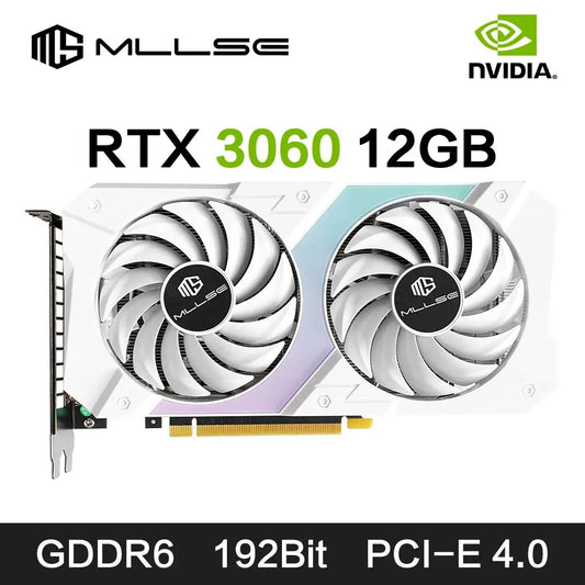 MLLSE RTX 3060 12GB GDDR6 Graphics Card | 192-bit | PCIe 4.0 x16 | 8-Pin NVIDIA GPU for Gaming