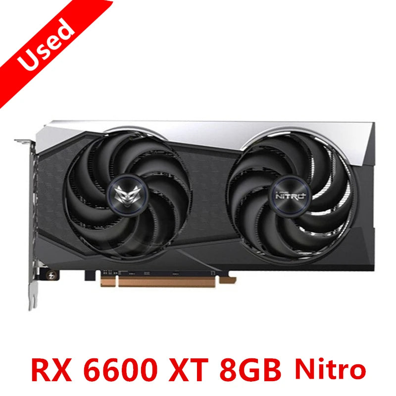 Sapphire RX 6600 XT Nitro+ 8GB GDDR6 Graphics Card | AMD Radeon RX 6600 XT GPU for Desktop Gaming