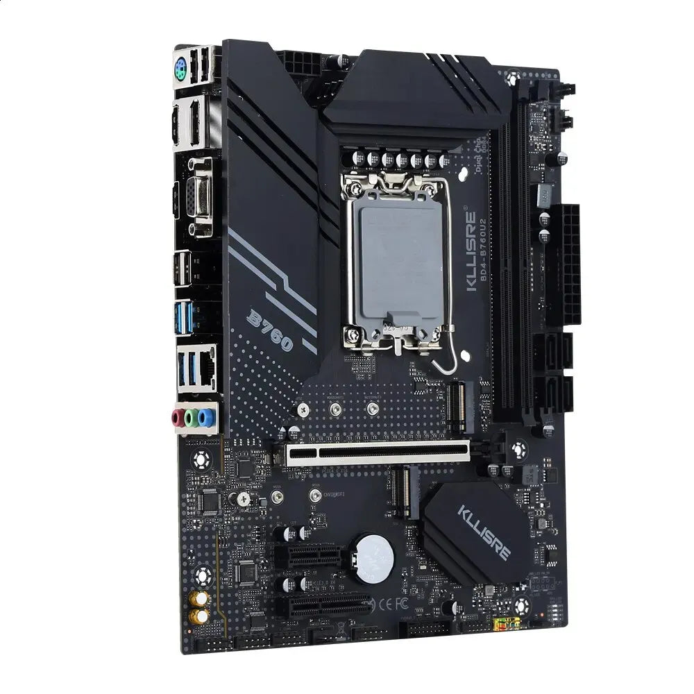 Kllisre B760 DDR4 Motherboard LGA 1700 Support Core I3/i5/i7/i9 12th 13th Processor Dual Channel Memory