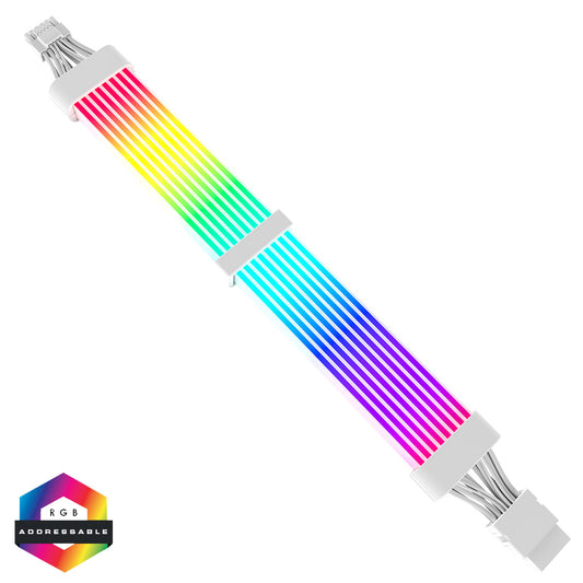 CiT Pro 12 Plus 4-Pin to 12 Plus 4-Pin 12VHPWR ARGB Extension Cable