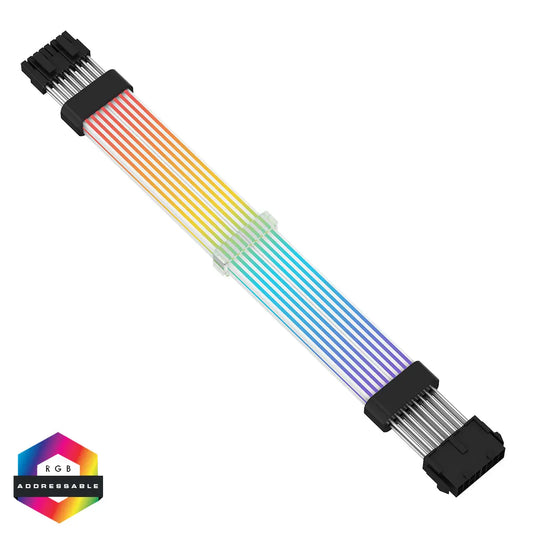 CiT Pro 2 x 8-Pin GPU ARGB Motherboard Extension Cable CiT