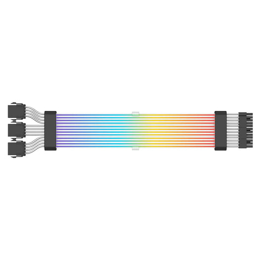 CiT Pro 3 x 8-Pin GPU ARGB Motherboard Extension Cable CiT