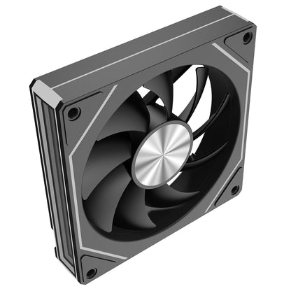 CiT Eclipse 120mm Two-Sided Infinity ARGB Black 4pin PWM PC Cooling Fan - Destello
