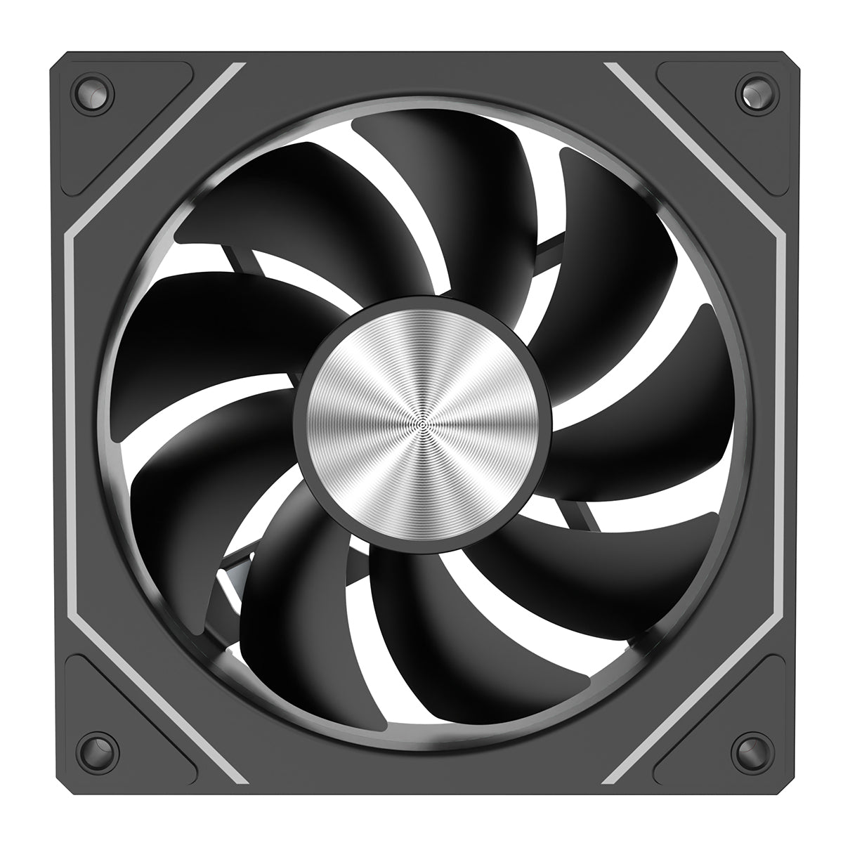 CiT Eclipse 120mm Two-Sided Infinity ARGB Black 4pin PWM PC Cooling Fan