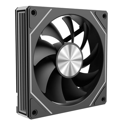 CiT Eclipse 120mm Two-Sided Infinity ARGB Black 4pin PWM PC Cooling Fan - Destello
